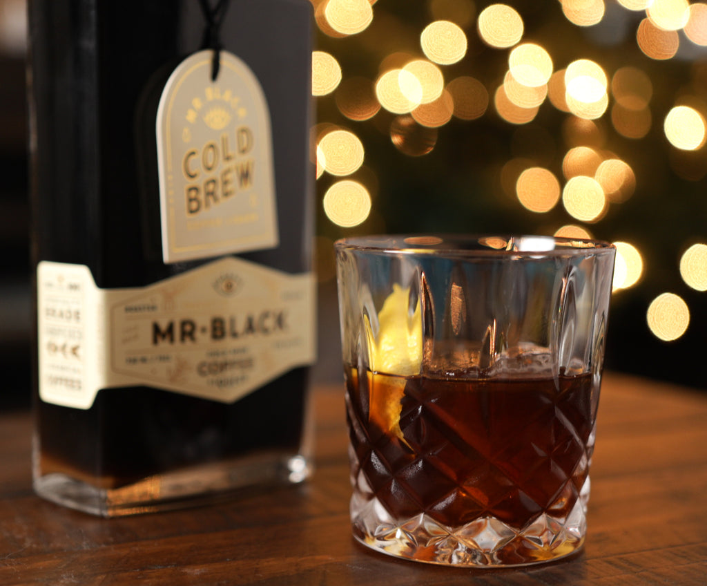 Cold Brew Old Fashioned with Mr. Black Cold Brew Coffee Liqueur