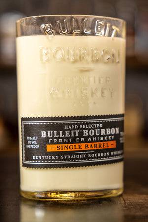 Bulleit Barrel Strength Bottle Candle