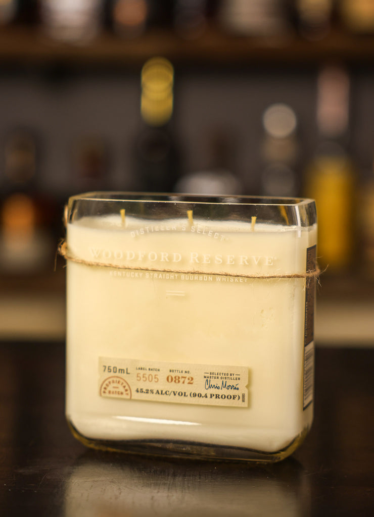 Woodford Reserve Bottle Candle