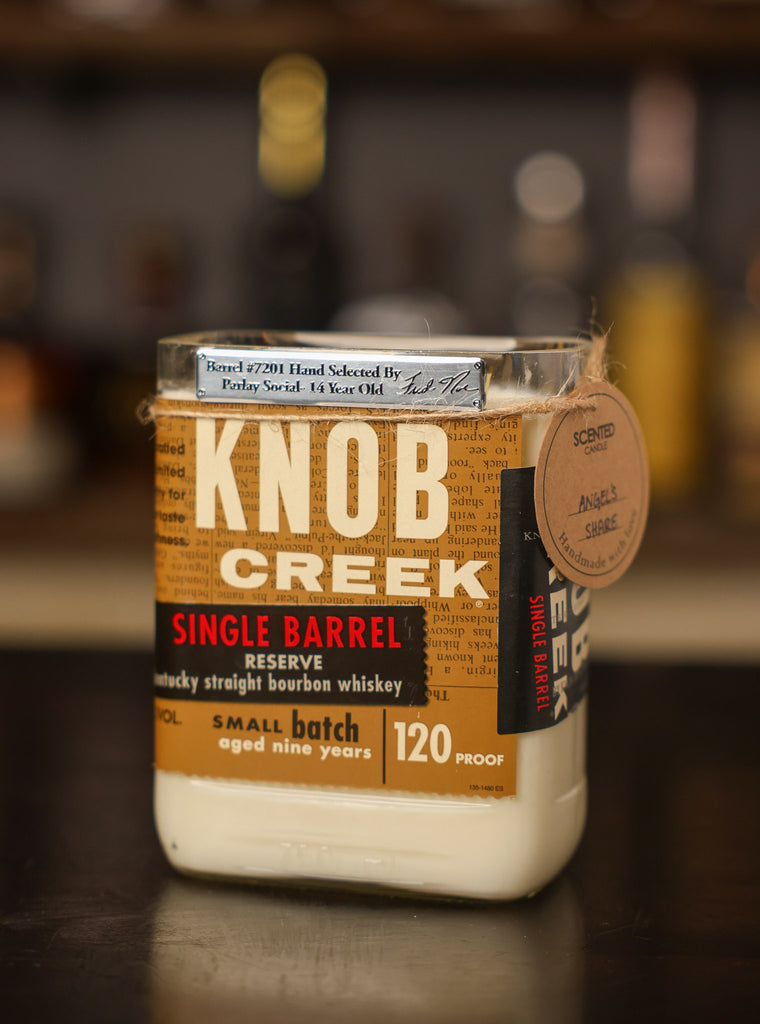 Knob Creek Single Barrel (Old Label) Bottle Candle
