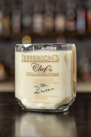 Jefferson's Chef's Collaboration Bottle Candle