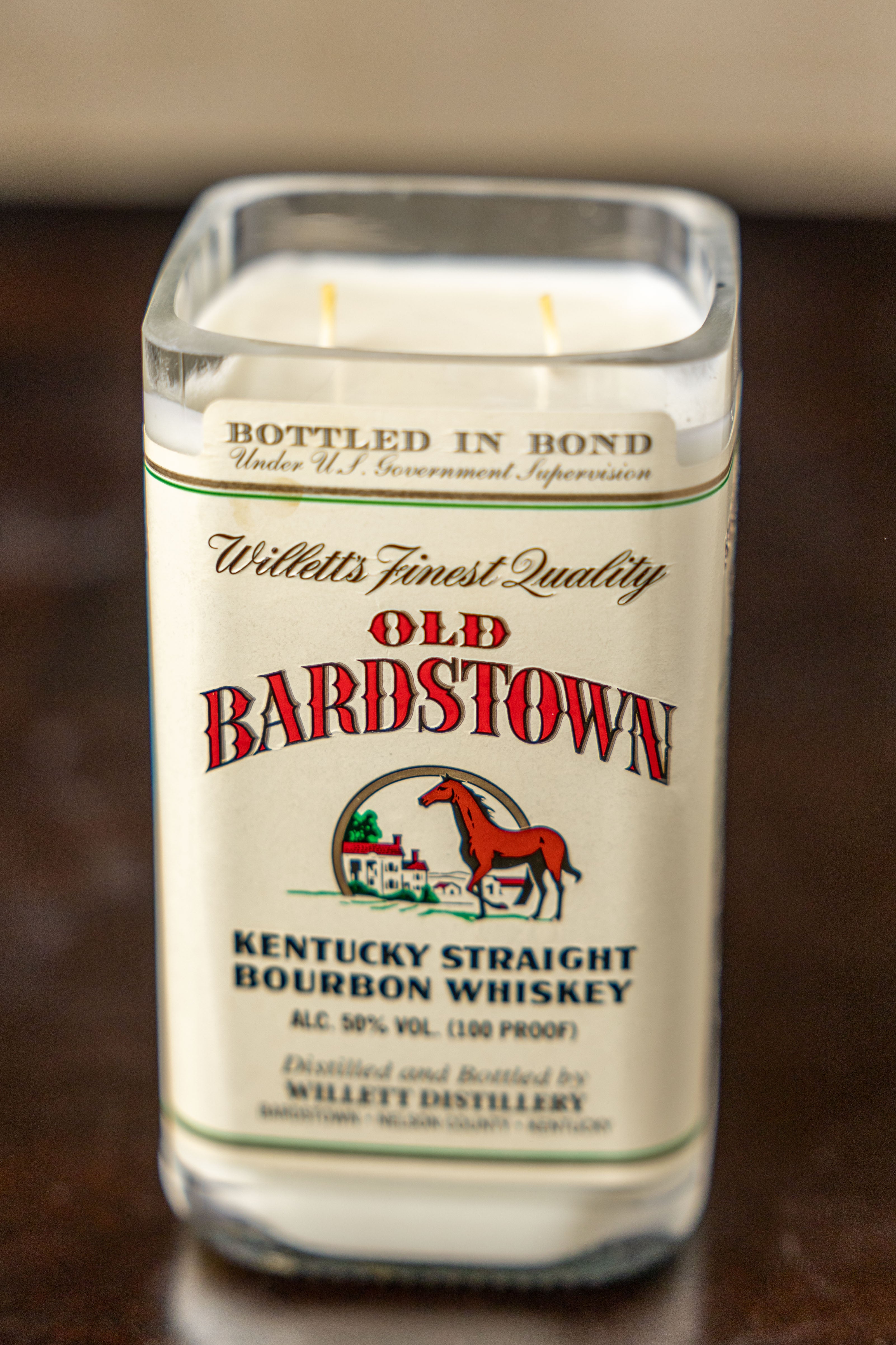 Old Bardstown Bottled-in-Bond Bottle Candle