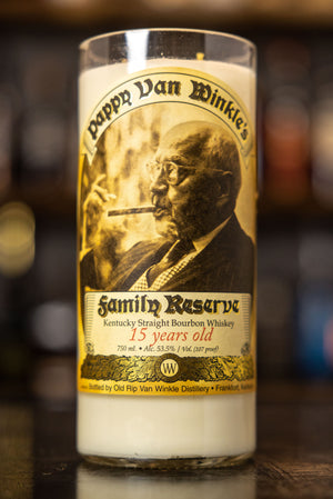 Pappy Van Winkle 15 Year Bottle Candle