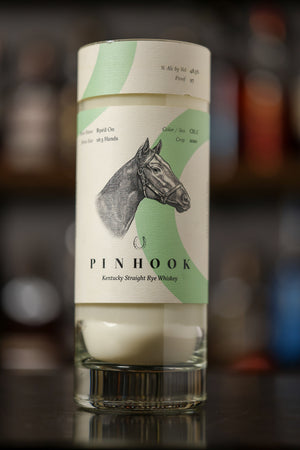 Pinhook KY Straight Rye Bottle Candle