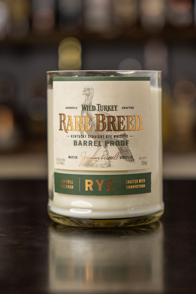 Rare Breed Rye Bottle Candle