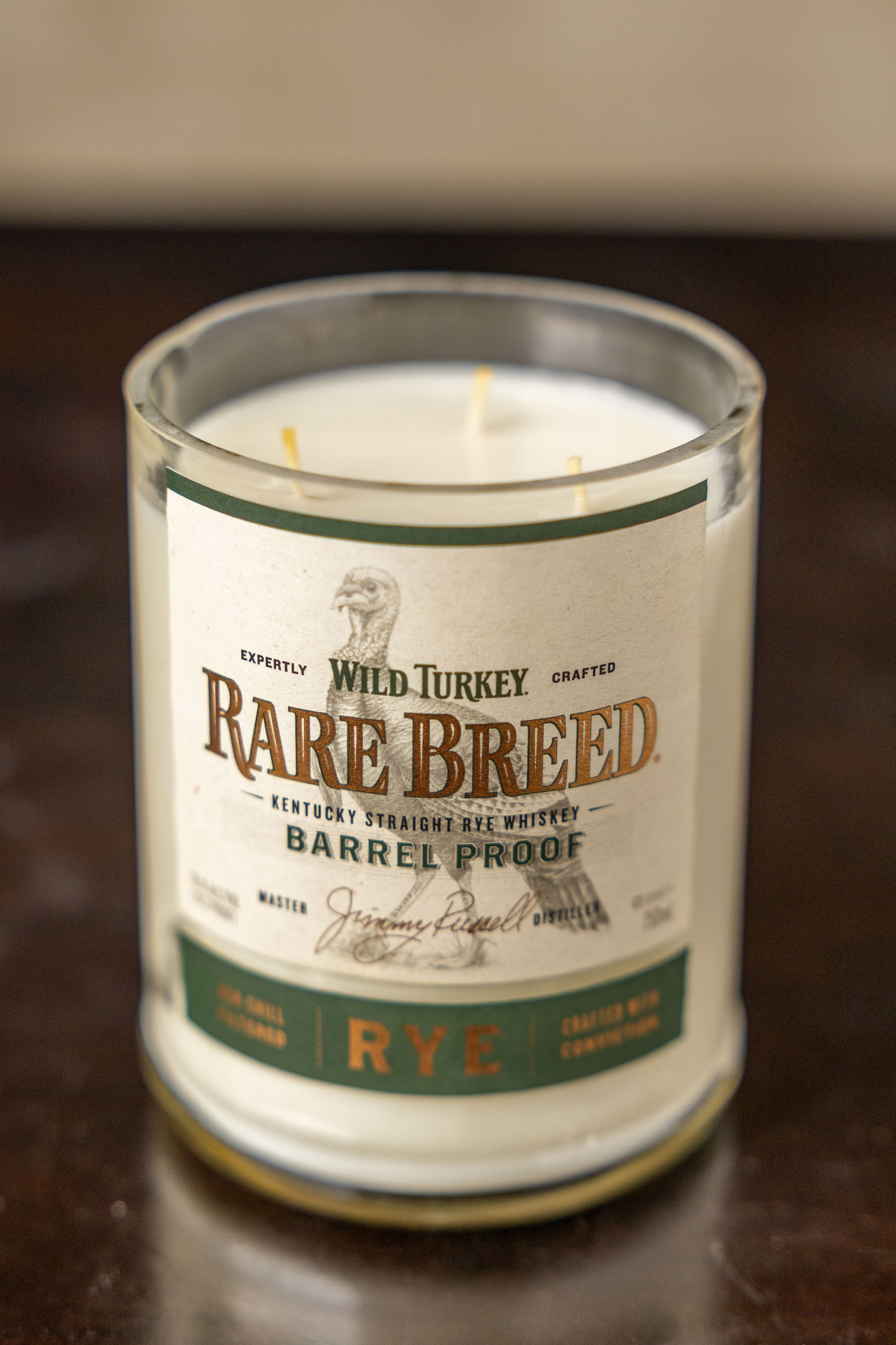 Rare Breed Rye Bottle Candle