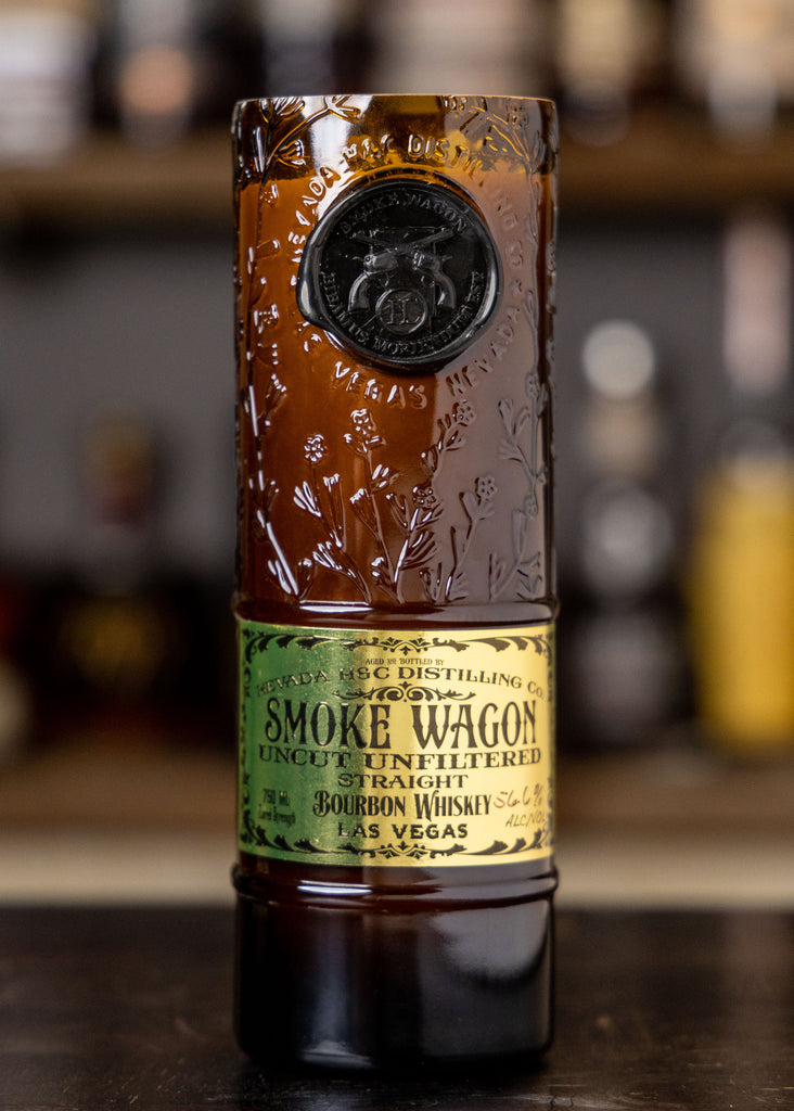 Smoke Wagon Uncut Unfiltered Bottle Candle