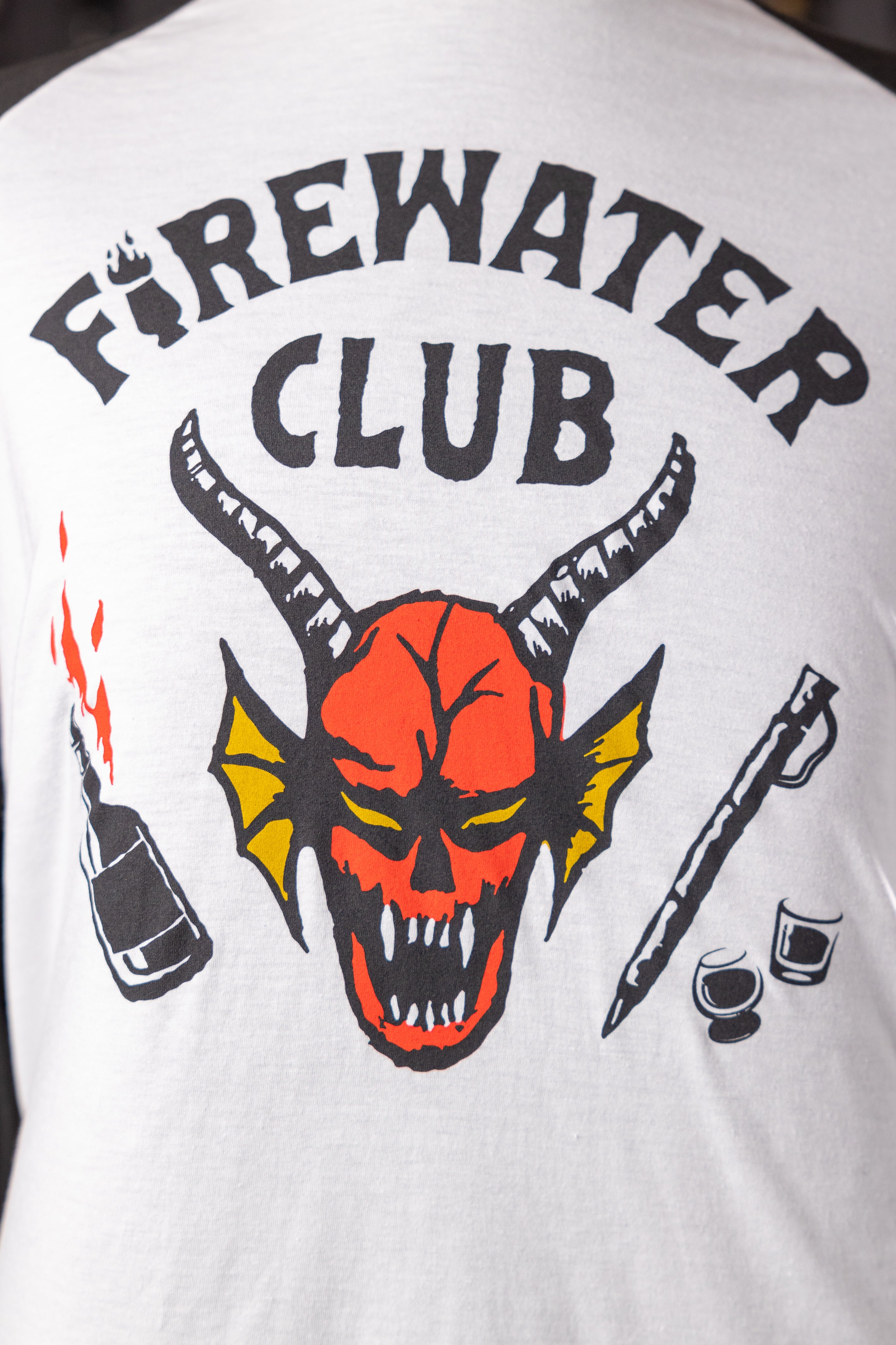 Firewater Club Baseball Tee