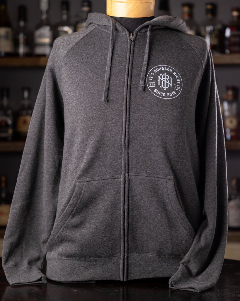 Drink More Bourbon Zip Hoodie