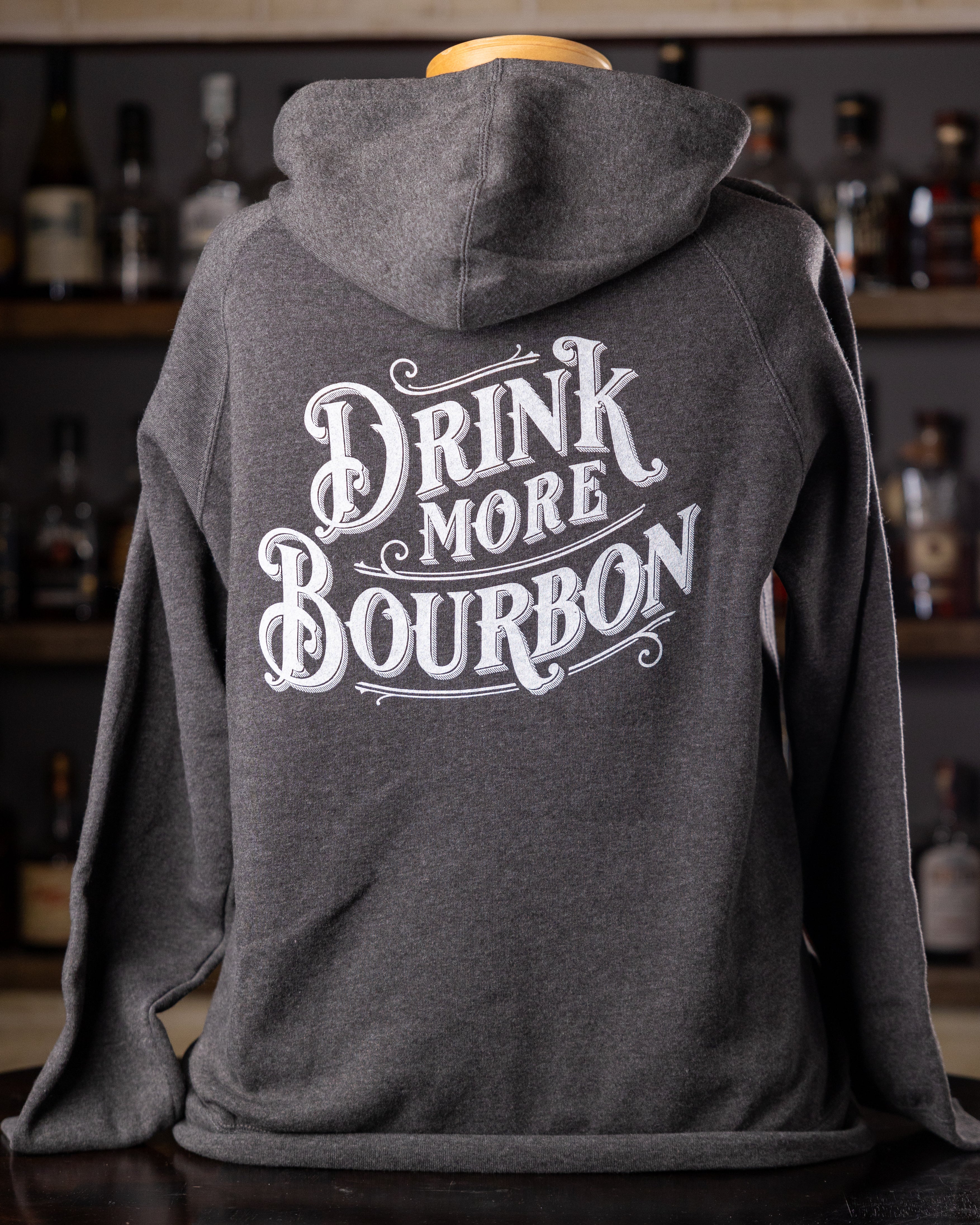 Drink More Bourbon Zip Hoodie