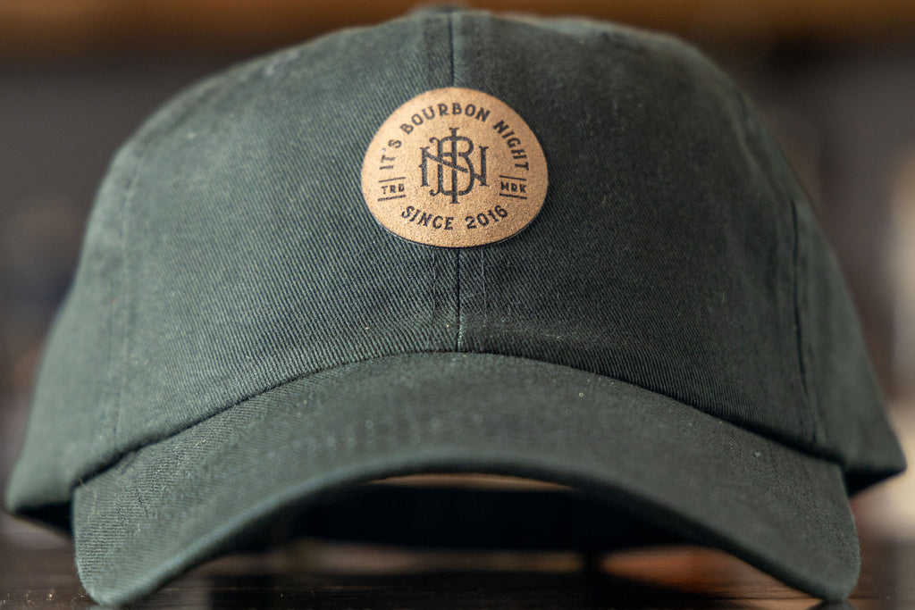 It's Bourbon Night Monogram Patch Hat