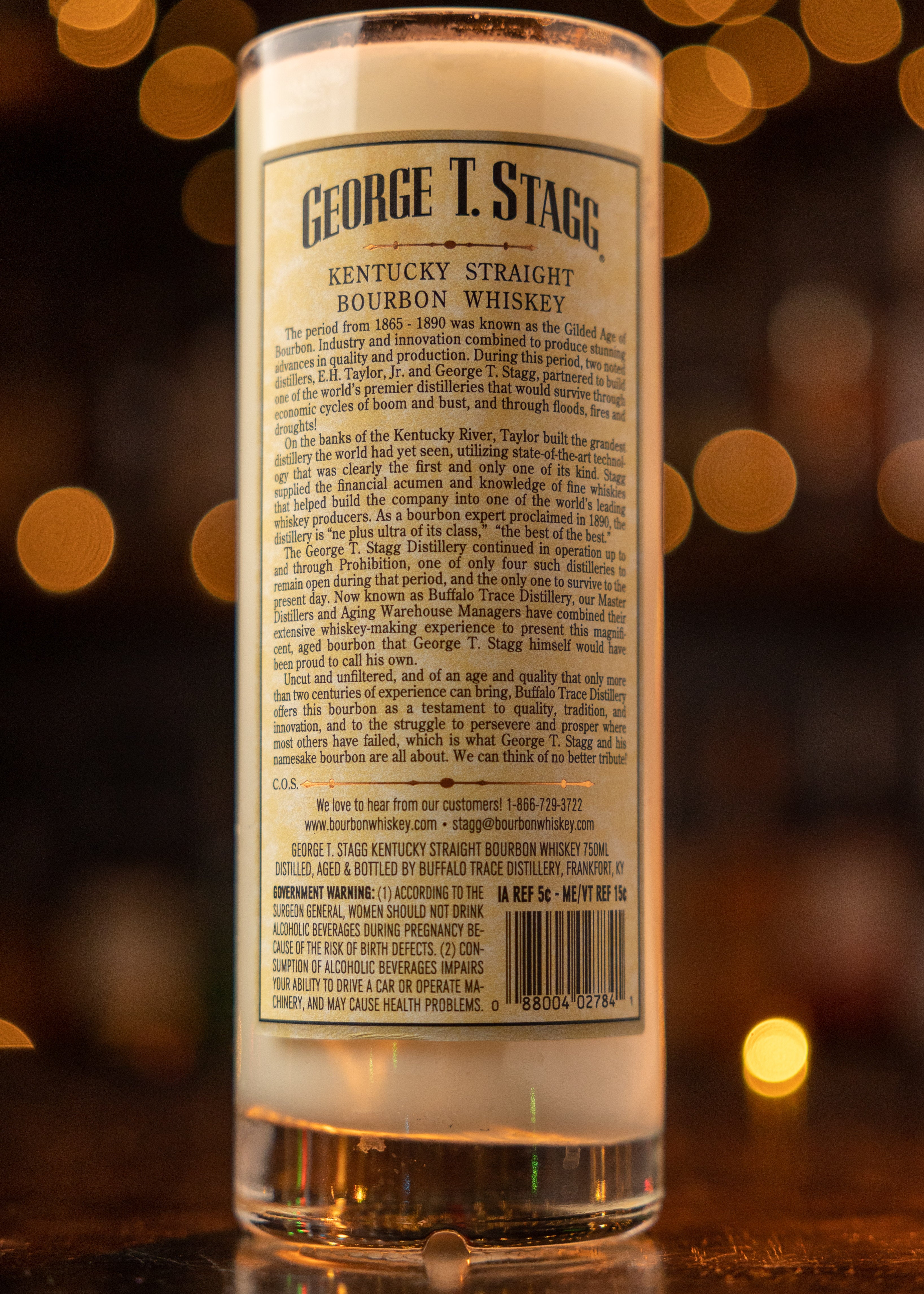 George T. Stagg Bottle Candle