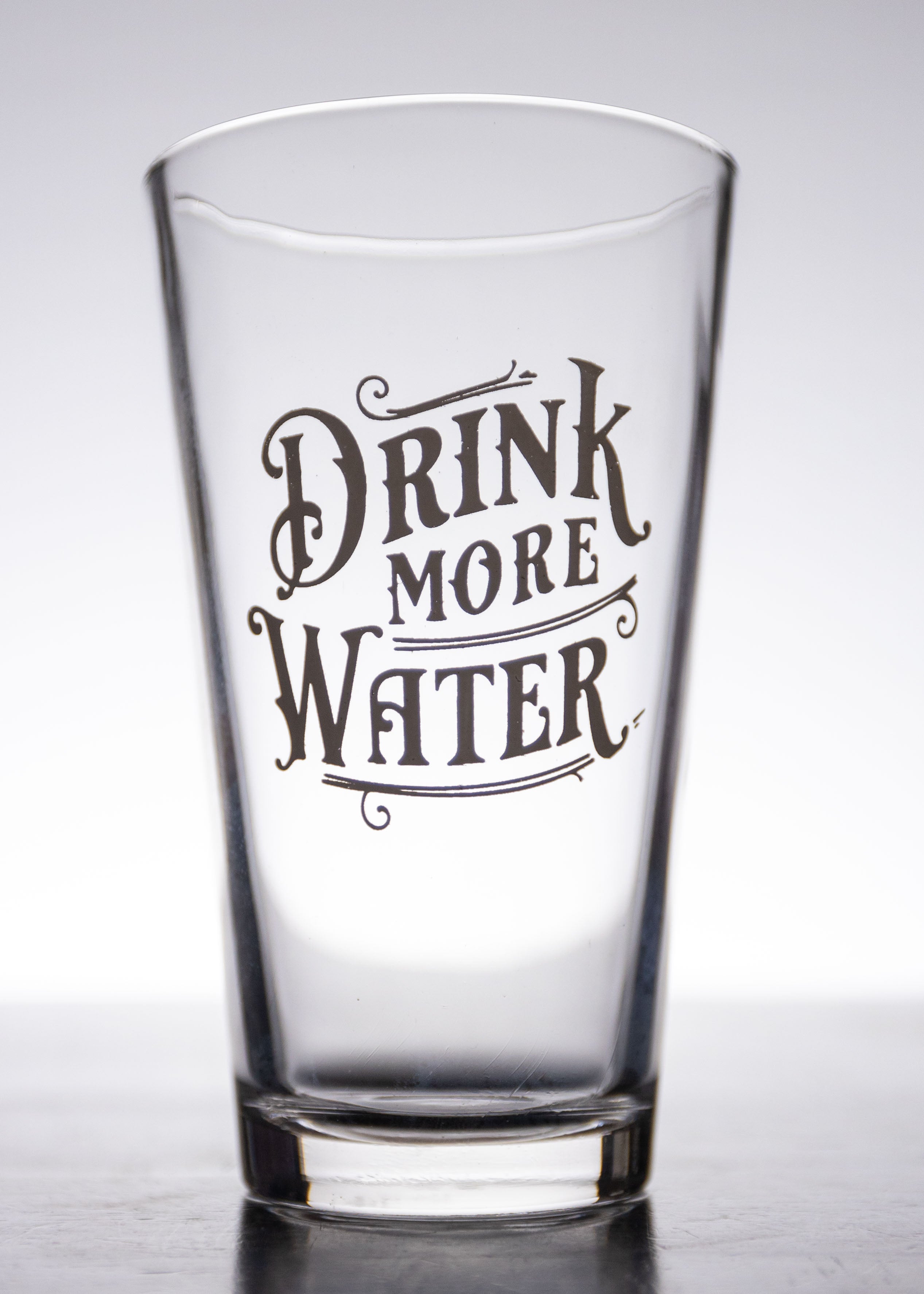 Drink More Water Pint Glasses