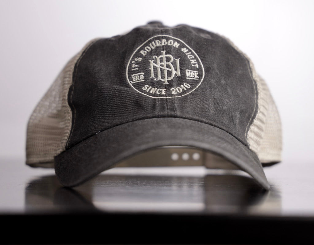 It's Bourbon Night Monogram Logo Hat